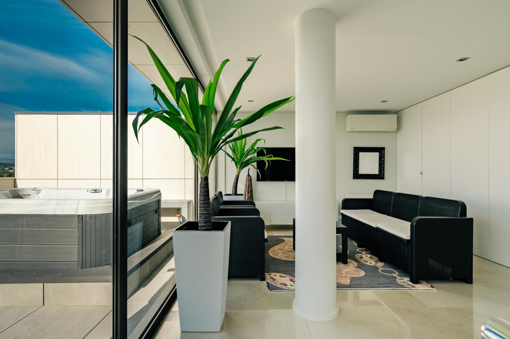 River Town View - Luxury Apartment With Jacuzzi On Terrace Виана до Кастело Екстериор снимка